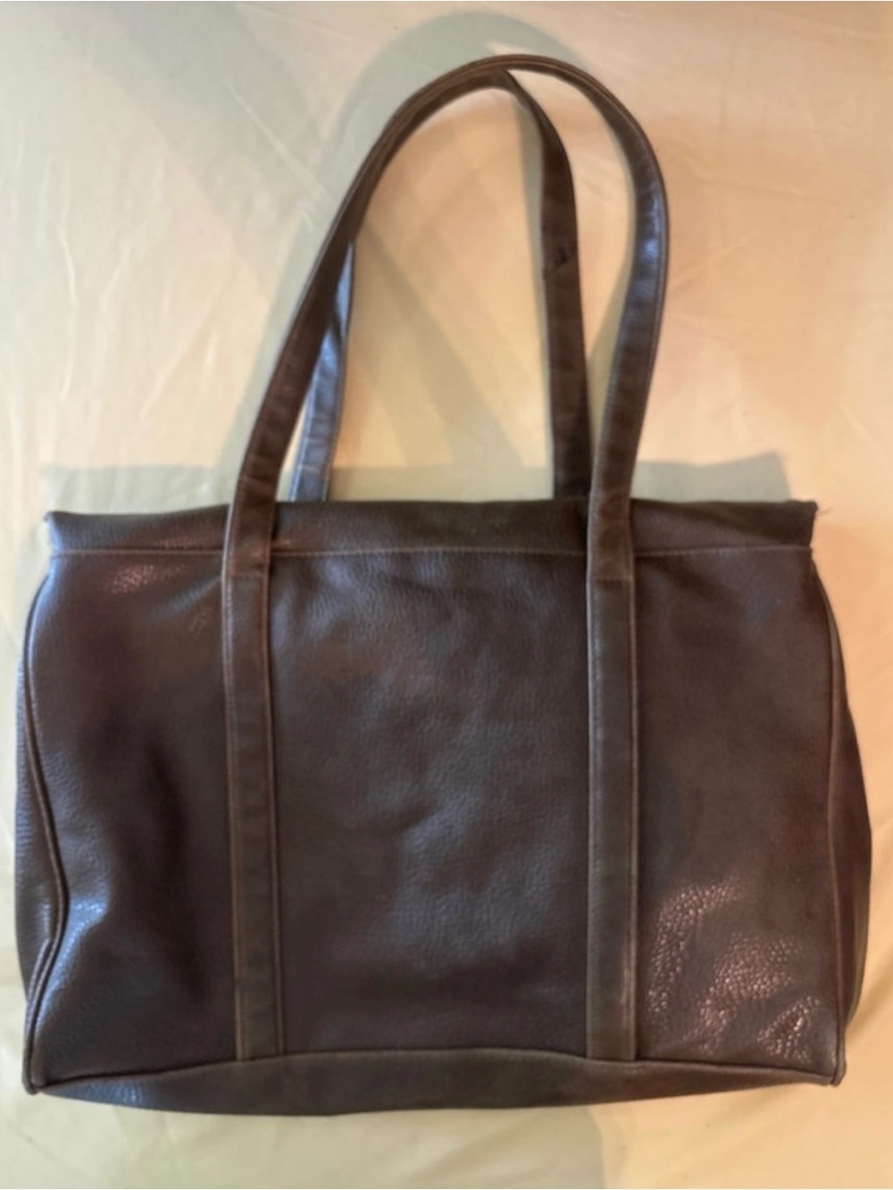 Capezio - Green Leather Tote Bag - Structured Everyday Carry - Picture 2 of 6